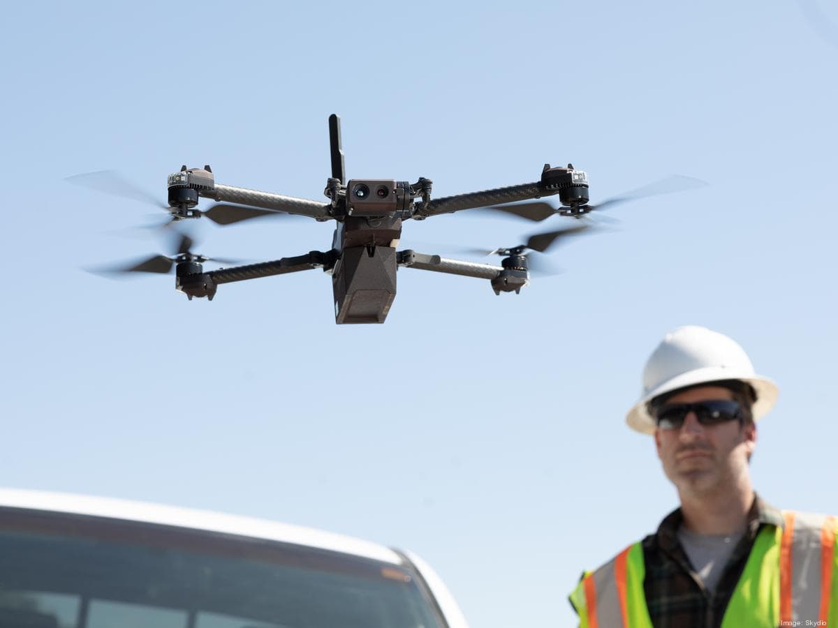 Skydio autonomous drone in enterprise application