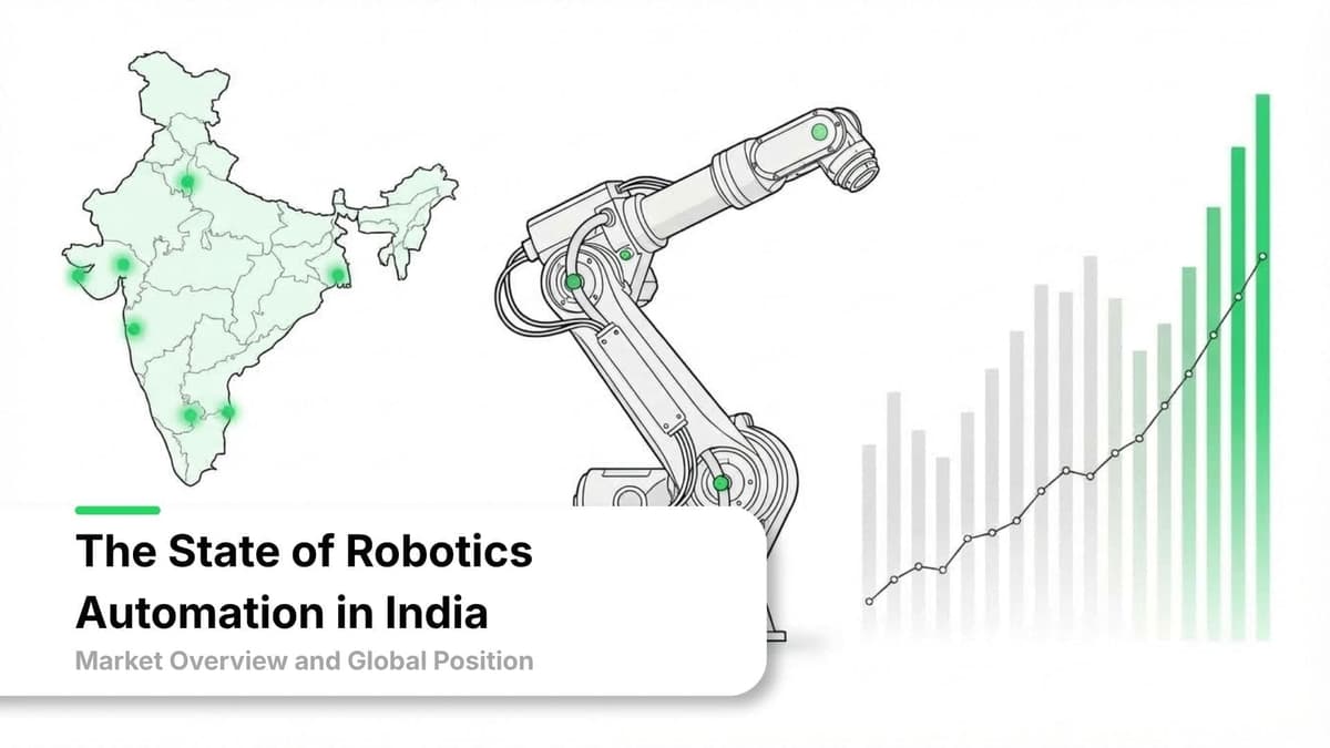 The State of Robotics Automation in India: Market Overview and Global Position