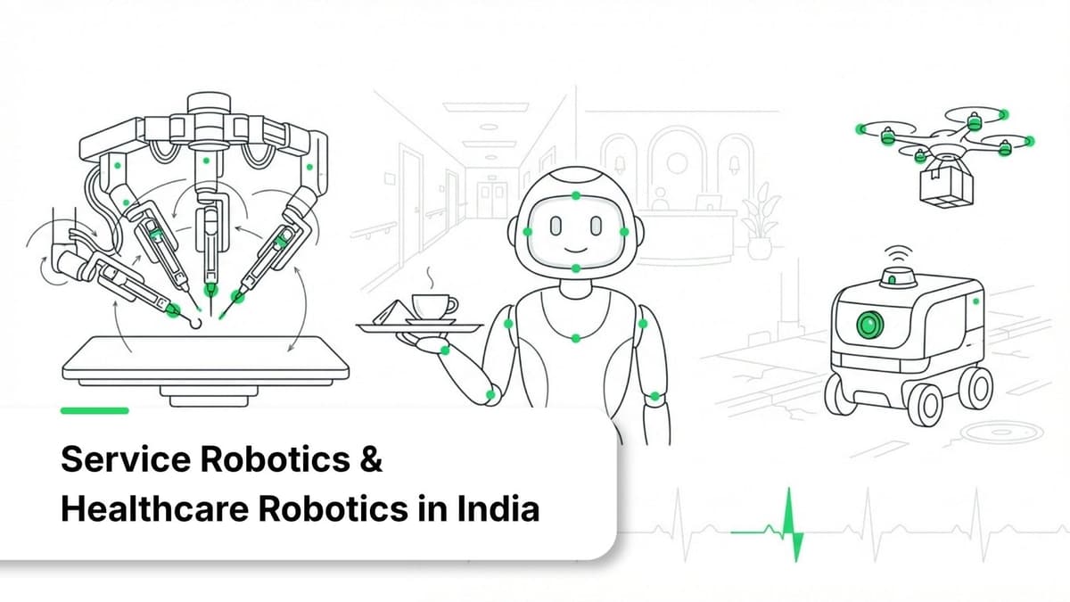 Service Robotics and Healthcare Robotics in India