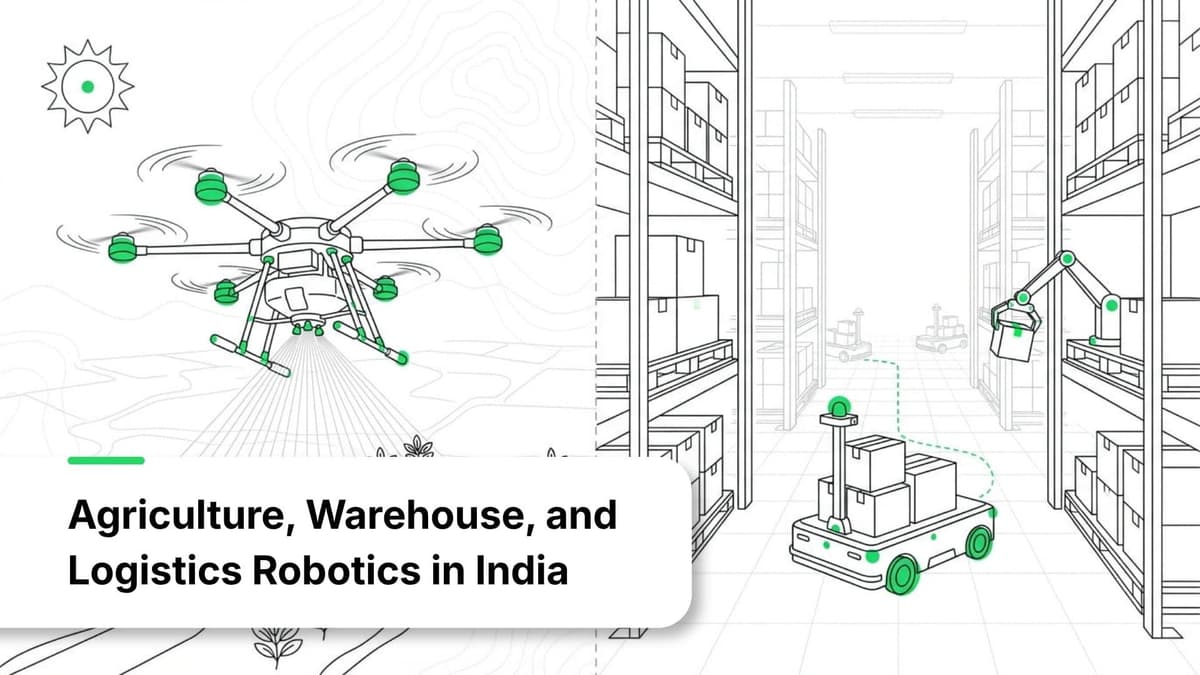 Agriculture, Warehouse, and Logistics Robotics in India