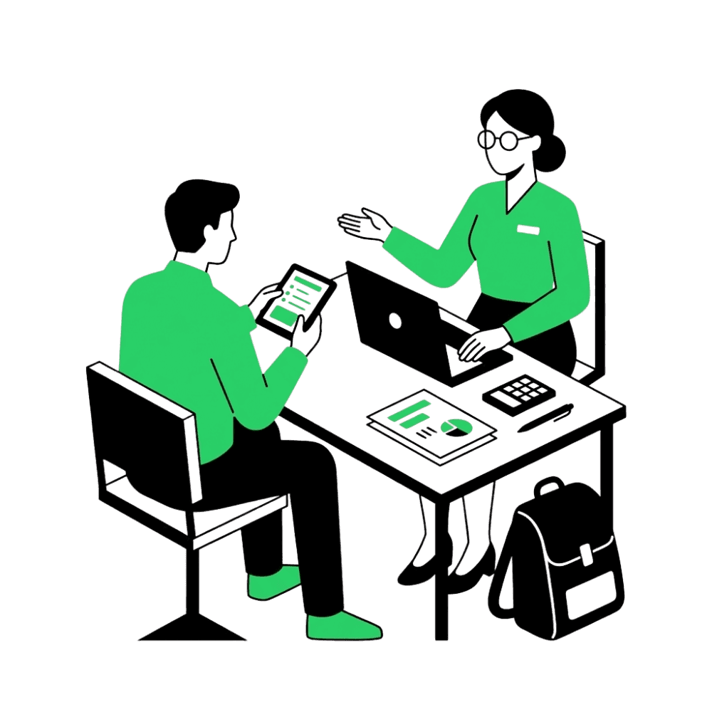 AI consulting session with technical strategy planning - Robolabs AI consulting services